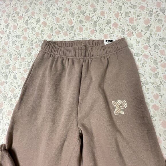 NWT - PINK Victoria's Secret - S - Ivy Fleece Sweatpants - High Rise Relaxed Fit - Picture 13 of 16